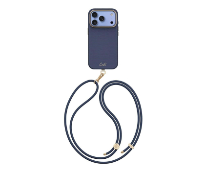 Etui ochronne do smartfonów Uniq Coehl Mirelle do iPhone 18 Pro Magnetic niebieski